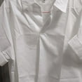 thumbnail image 6 of Cotton Womens Blouses Shirt White Blouses Shirts Casual Solid Soft Shirts Loose-fit Clothing for School Office, 6 of 8