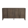 thumbnail image 1 of Novara Contemporary 60" Sideboard in Jacobean Walnut (4-Door), 1 of 10