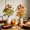 2Pcs Artificial Fall Foliage Under $5 a1, variant on Fufafayo Fall Maple Leaf Pumpkin Pick Stems, Halloween Artificial Lantern Branch, Autumn Fake Foliage Bouquet for Thanksgiving Tabletop Mantel Home Decor Ornament