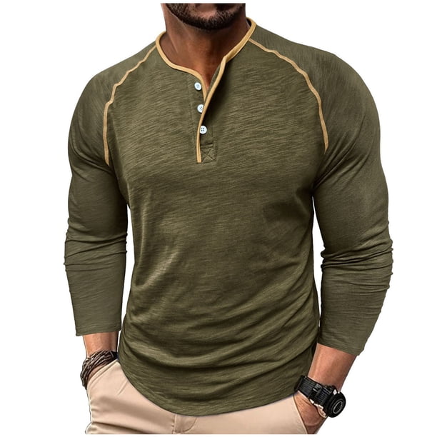 Mujeres Manga Larga Tops Moda Casual Color Sólido Cuello Redondo Primavera Blusas Camisas