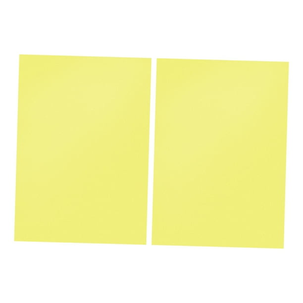 2 Piezas De Lámina Translúcida De PVC A4, Superposiciones De Colores Para Lámpara, Faros, Manualidades, Amarillo