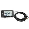 thumbnail image 1 of Electric Bicycle Odometer, 36V 48V Electric LCD Display Meter 5 Pin Ordinary Connector Plastic Shell  For Scooters, 1 of 8