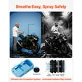 thumbnail image 3 of VEVOR Inflatable Paint Booth, 32.81 x 19.69 x 13.12 ft, Inflatable Spray Booth with 950W and 1100W Blowers and Air Filter System, Round Roof, for Painting Car, Truck, Furniture,Automotive Sheet Metal, 3 of 9