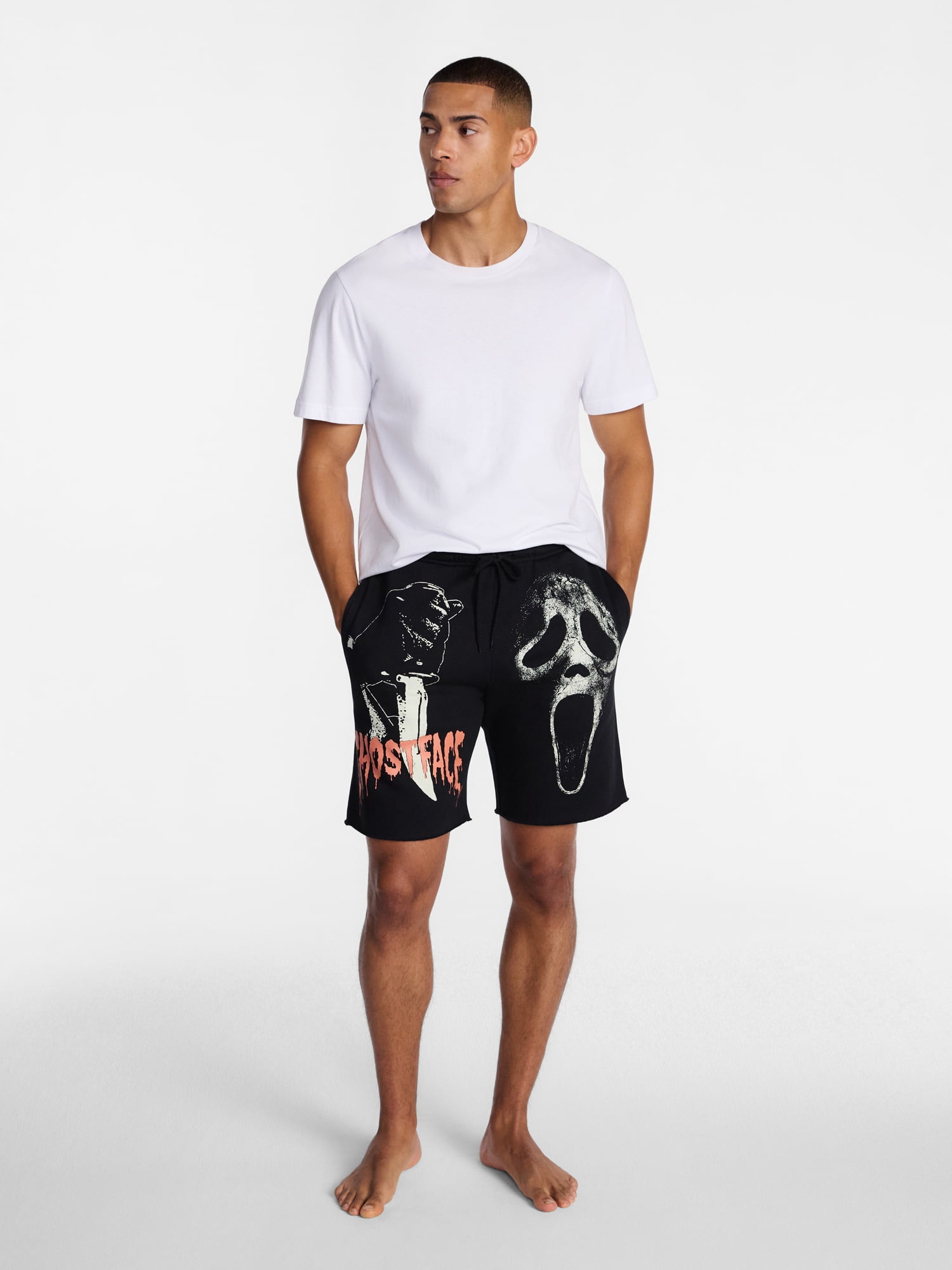 Ghostface Men's Sleep Shorts, Sizes S-2XL