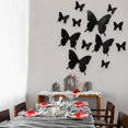 thumbnail image 6 of YOHAVEN 12Pcs 3D Insect Wall Decorations, Magnetic Simulation Butterfly Moth Wall Decals With Adhesive Stickers For Refrigerator Window Furniture Holiday Party Decor, 6 of 9