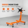 thumbnail image 6 of VEVOR Engine Stand 1500lbs Folding Motor Hoist Dolly Adjustable Mounting Head, 6 of 10