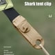 thumbnail image 1 of Clip De Lona 10 pinzas para toldo de tienda de campaña con hebilla, abrazaderas para lona de cuerda de viento (camello), 1 of 8