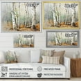 thumbnail image 4 of Designart "Subtle Silver Birch Allure II" Tree Birch Floater Framed Wall Decor, 4 of 5