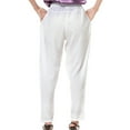 thumbnail image 6 of Women's Classic Knit Pants-Pull On Dressy Casual Slacks Elastic Waist,Tapered Leg,Side Seam Pockets, 6 of 6