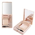 thumbnail image 2 of Easy-taken Travel Makeup Brush Set,4pcs Mini Complete Function Cosmetic Brushes Kit (4pcs with mirror) 26s, 2 of 2