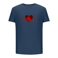 thumbnail image 4 of T Shirts for Men under $5 Short Sleeved Round Neck Casual Printed Shirt, 4 of 4