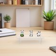 thumbnail image 4 of WEUVEB 2Pcs Figures Display Riser Clear Acrylic Stand For Workspace Organization, 4 of 7