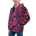 thumbnail image 2 of KLL Unisex Kids Boys Girls Hooded Pocket Pullover Hoodies-ink Donkey Pop Art, 2 of 5
