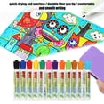 thumbnail image 4 of Chalk Markers, Easy Wipe Chalkboard Markers Chalk with 12 Colors for Marking, 4 of 7