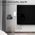 thumbnail image 1 of Soporte De Altavoz Inteligente Soporte de audio montado en la pared redondo para ahorrar espacio para Amazon Echo Pop (negro), 1 of 8
