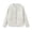 White, variant on Hexagon Quilted Puffer Jacket for Women, Crew Neck Button Front with Pockets, Lightweight Casual Fall Outerwear, 1 Piece, XS-L