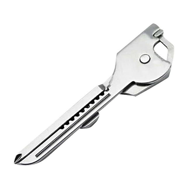 JilgTeok 3 Packs 6 in 1 Multifunction Practical Key Tool Bottle Opener Screwdriver Key Tool Reliable Electronic Component for Outdoor Camping Hiking