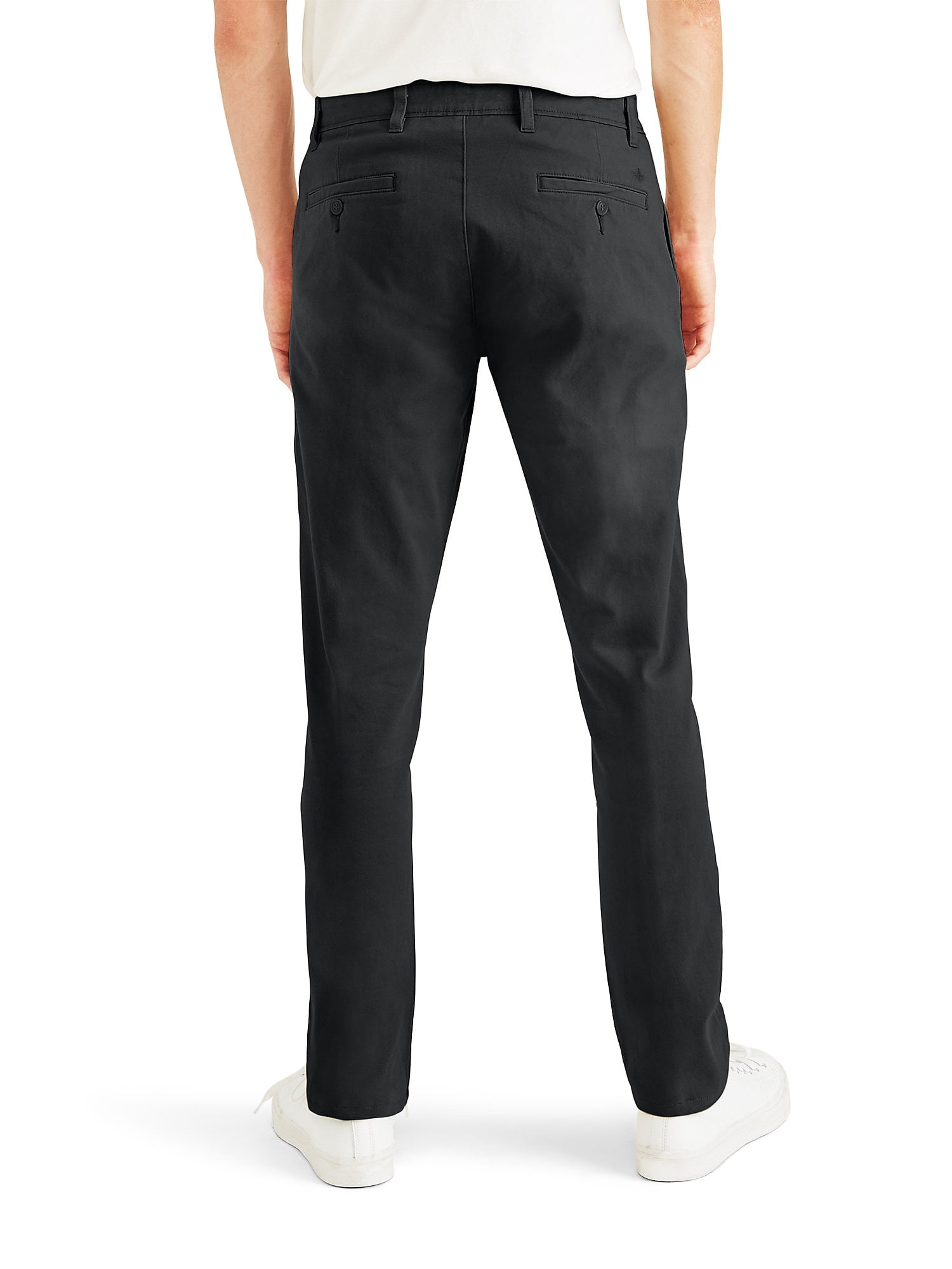 Pantaloni Chino Dockers Smart 360 Flex Motion - Slim Fit, Misto Cotone Elastan, Uomo, Vita Media