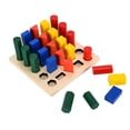 thumbnail image 1 of Rompecabezas de juguetes geométricos de madera escalera de geometría clasificación de jardín de infantes juego de clasificación de madera para niños ANGGREK Otros, 1 of 8