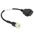 thumbnail image 4 of Cable De Escáner OBDII De 6 Pines, Conector De Diagnóstico OBD2 De Alta Dureza, Flexible Y Resistente, Duradero Para Motocicleta OTVIAP OBD2 6 Pin Scanner Cable, 4 of 8