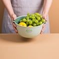 thumbnail image 4 of Wuming Wuming Versatile Strainer for Fruits and Vegetables - Dual-Function Drainage and Storage Basket in Deep Red, Eco-Friendly PP Material, Large Capacity for Kitchen Use, 4 of 6