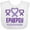 AA-White, variant on Inktastic Epilepsy Awareness Month Ribbon Girls Baby Bib
