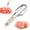 Beige, variant on 3-In-1 Watermelon Cutter Slicer,Stainless Steel Watermelon Popsicle Cutter Slicer Tool Watermelon Fork Slicer Cutter, Watermelon Knife Fruit Cutter Melon Cutter for Camping.