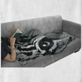 thumbnail image 6 of Eye Soft Flannel Fleece Throw Blanket, Tiger Sharp Eyes Monochrome Wildlife Animal Illustration Felidae Carnivore, Cozy Plush for Indoor and Outdoor Use, 70" x 90", Grey Black White, by Ambesonne, 6 of 6