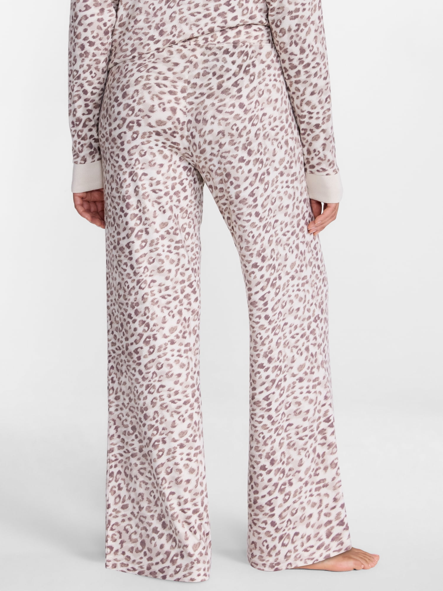 Joyspun Women's Cozy Lounge Collection Hacci Knit Sleep Pants, Sizes XS-3X