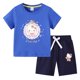 thumbnail image 3 of Hello Kitty-Camiseta de algodón con estampado de dibujos animados para niños y niñas, traje de dos piezas con pantalones de manga corta, verano, 3 of 5