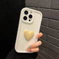 thumbnail image 3 of Funda de silicona con corazón de amor en 3D para iPhone, carcasa trasera de caramelo a prueba de golpes para iPhone 16, 15, 13, 12, 11, 14 Pro Max, X, XR, XS, 16 Plus, 3 of 5