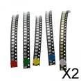 thumbnail image 1 of 2x (5 colores x 20 piezas = 100 piezas) Kit surtido de luces LED 0805 SMD, lámparas de bombilla de iluminación, luz de componentes electrónicos, emiso 2 piezas, 1 of 8