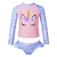 thumbnail image 2 of MSemis Two-Piece UV Protection 100% Polyester, Rashguard (Girl’s), 2 of 5