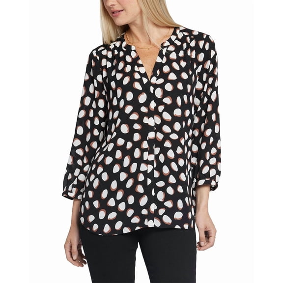 NYDJ womens  Petite Pintuck Blouse, PXL
