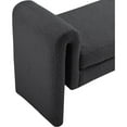thumbnail image 4 of Meridian Furniture Stylus Black Fabric Bench, 4 of 7