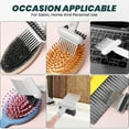 thumbnail image 4 of Scheam 2 Pcs Hair Brush Cleaning Tool,Travel Portable Brush Cleaner,2-In-1 Hair & Dust Remover,High-hardness Bristles Comb Cleaner,for Home, Hair Salon and Other Places Use (Gray), 4 of 7