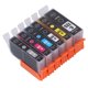 thumbnail image 5 of Ink Cartridge, Large Pages Output ABS Tight Fit Fadeless Professional Printing Ink Cartridge Smoothly Ink Output Clear for MG5170 ANGGREK FJ1019, 5 of 8