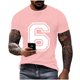 thumbnail image 2 of Tops para hombre, blusas y camisas de cuello redondo y manga corta para hombre, blusas estampadas de moda para hombre, jersey de cuello redondo y manga corta, blusa de poliéster para hombre., 2 of 6