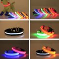 thumbnail image 5 of Led Dog Collar Light Up Nylon Glow Pet Collar with 3 Flashing Modes Rain Resistant Adjustable Safety Necklace for Medium Dogs Green Size M, 5 of 9