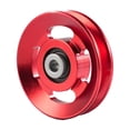 thumbnail image 2 of mmirethe Roue à Galet à Roulement Universel de Haute Précision en Alliage d'Aluminium pour Équipement de Gym, Lisse et Durable, Rouge, 88 mm, 2 of 6