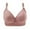 Pink, variant on Ahuyic Womens Summer Bras,Plus Size Bras for Women,Women's Plus Size Middle-aged And Elderly Mother Thin Underwear With Gathered Upper Support Sagging Adjustment Type No Steel Ring Bra