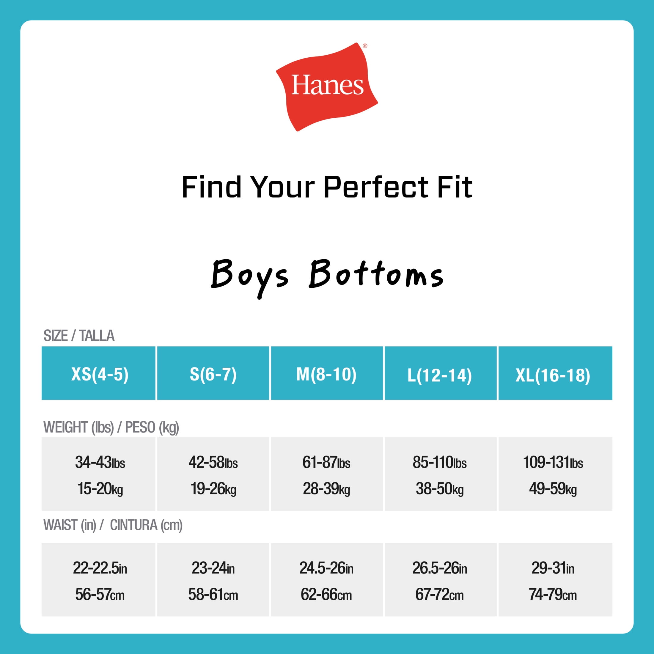 Hanes Boys Underwear Briefs Pack, 7-Pack, Moisture-Wicking Cotton-Stretch Briefs for Kids