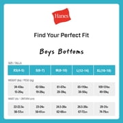 Hanes Boys Boxers Underwear Pack, 5-Pack, Cotton-Stretch Boxer Briefs for Boys, Moisture-Wicking