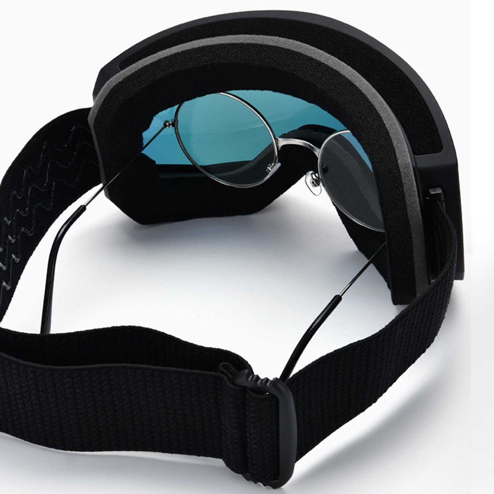 Snowboard Goggles Double Layers Ski Goggles Anti-fog Snow Goggles Windproof Snowboard Glasses for Men and Women