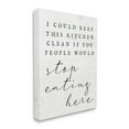 thumbnail image 3 of Stupell Keep This Kitchen Clean Funny Phrase Food & Beverage Painting Gallery Wrapped Canvas Print Wall Art, 3 of 5