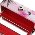 thumbnail image 3 of STARTIST Leather Lipstick Lip Gloss Case Storage Box Makeup Balm Holder with Mirror Light Light Pink, 3 of 7