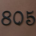thumbnail image 2 of 70mm Self Sticker Big Modern Door Numbers For Exterior House Apartment Plaque Mailbox Address Digits Sticker Signs Black Numbers, 2 of 12