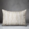 thumbnail image 3 of Creative Products Greige Geo 20 x 14 Spun Poly Pillow, 3 of 3