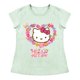 thumbnail image 1 of Playera Para Niña Sanrio Hello Kitty Cuello Redondo Manga Corta Talla 6 Verde, 1 of 2