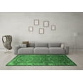 thumbnail image 3 of Ahgly Company Indoor Square Persian Emerald Green Traditional Area Rugs, 3' Square, 3 of 4